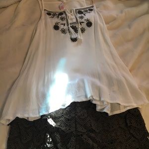 Matching top and shorts